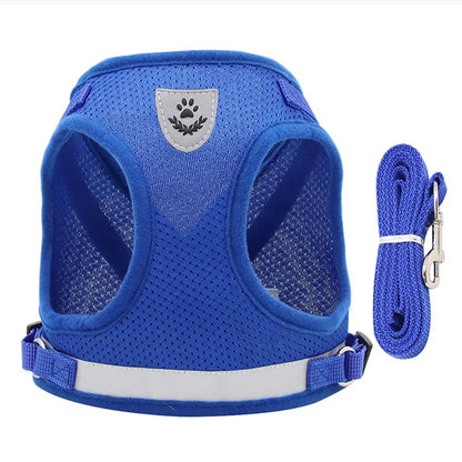 Reflective Escape-Proof Cat & Small Dog Harness Set – Breathable Mesh with Leash (Copy)