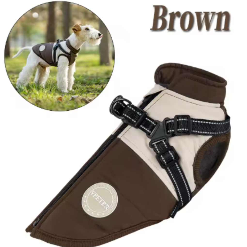 Cappotto Cani Imbracatura Impermeabile V-PET Elite Comfort Harness