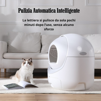 Automatic Self-Cleaning Cat Litter Box – Smart App, Quiet, Large Capacity