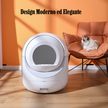Automatic Self-Cleaning Cat Litter Box – Smart App, Quiet, Large Capacity