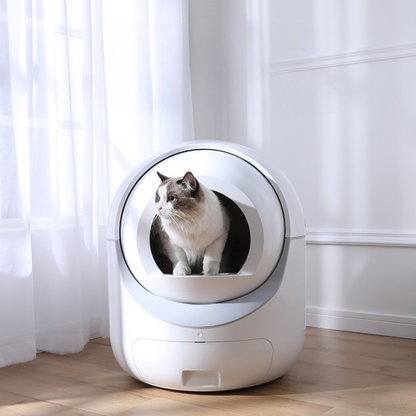 Automatic Self-Cleaning Cat Litter Box – Smart App, Quiet, Large Capacity